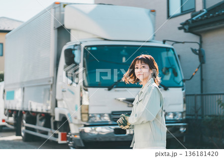 truck driver truck driver 136181420