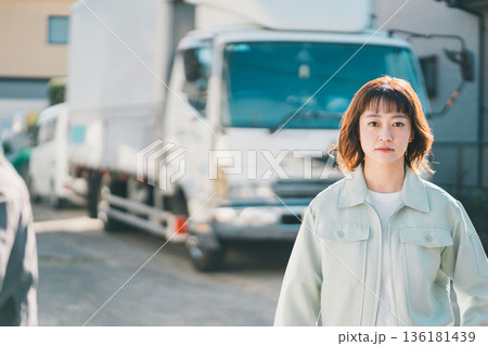 truck driver truck driver 136181439