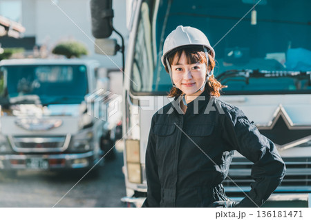 truck driver truck driver 136181471