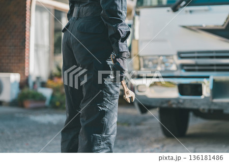 truck driver truck driver 136181486