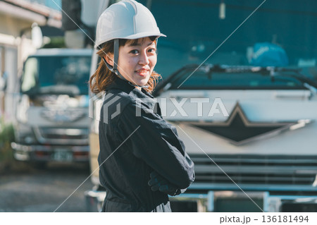 truck driver truck driver 136181494