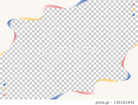 Curved simple design frame, background Curved simple design frame, background 136181842