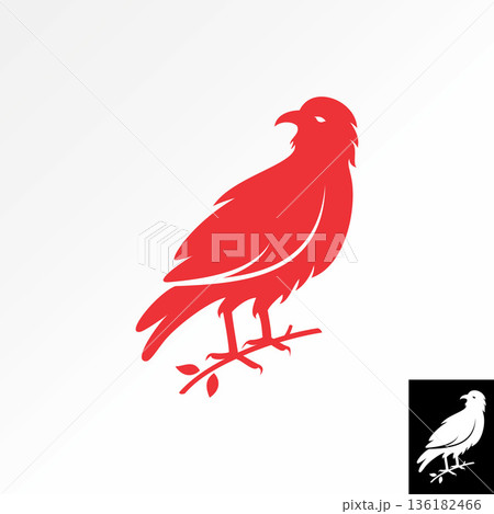 Animal bird hawk eagle falcon claw predator raptor strong mascot tech sport logo design graphic concept creative premium vector stock image top sell Animal bird hawk eagle falcon claw predator raptor strong mascot tech sport logo design graphic concept creative premium vector stock image top sell 136182466