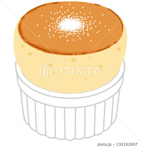 スフレのイラスト スフレのイラスト 136182697