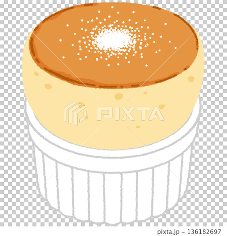 スフレのイラスト スフレのイラスト 136182697