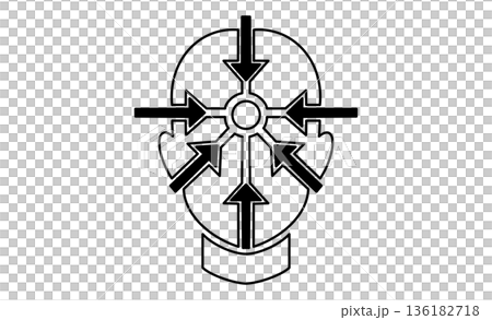 A symbol of "focus" and "neurodiversity," where diverse perspectives come together A symbol of "focus" and "neurodiversity," where diverse perspectives come together 136182718