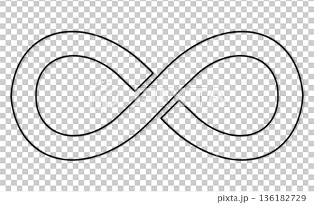 ニューロダイバーシティの象徴：無限の可能性を示すインフィニティマーク 136182729