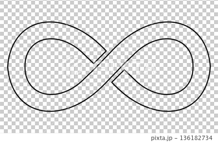 ニューロダイバーシティの象徴：無限の可能性を示すインフィニティマーク 136182734
