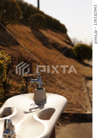 公園の水飲み場 136182943