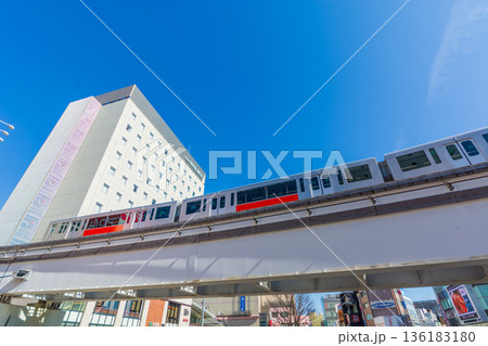 東京の都市風景 立川駅南口 東京の都市風景 立川駅南口 136183180