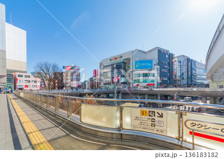 東京の都市風景 立川駅南口 東京の都市風景 立川駅南口 136183182