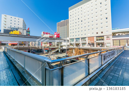 東京の都市風景　立川駅南口 136183185