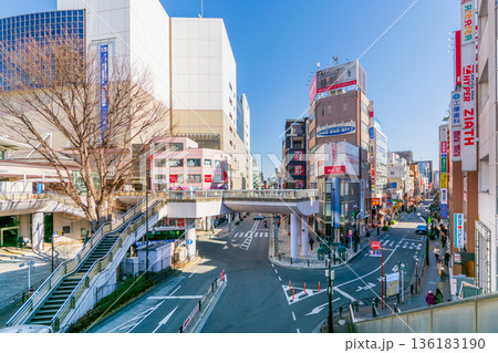 東京の都市風景 立川駅南口 東京の都市風景 立川駅南口 136183190