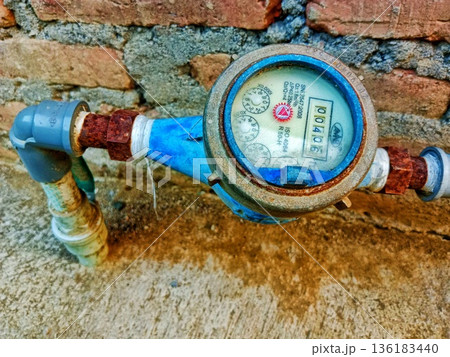 photo of old water meter 136183440