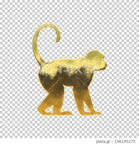黄金の猿、アルファチャンネル 黄金の猿、アルファチャンネル 136185275