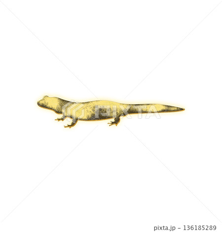 黄金のトカゲ、アルファチャンネル 136185289