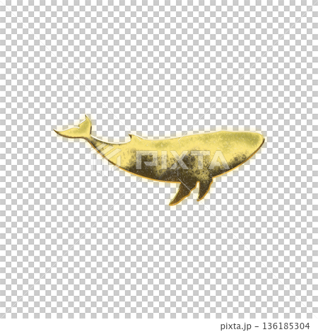 黄金のクジラ、アルファチャンネル 136185304