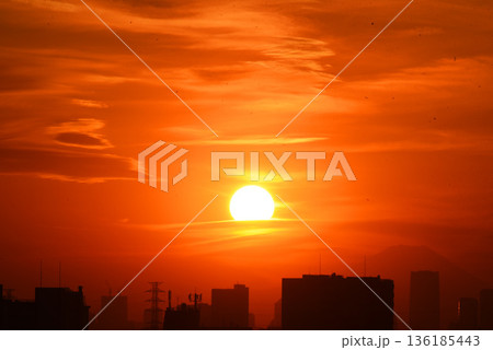 夕空風景 夕空風景 136185443