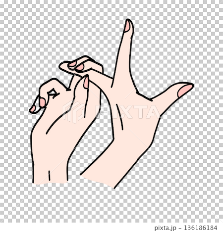 Finger stretch Finger stretch 136186184
