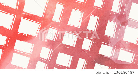 Watercolor Grid Lattice Pattern vector Background Watercolor Grid Lattice Pattern vector Background 136186487