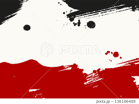 Abstract ink splash vector background 136186489