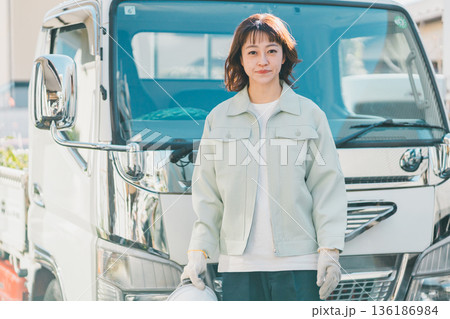 truck driver truck driver 136186984