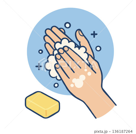 手洗 手洗い 手を洗う 136187264