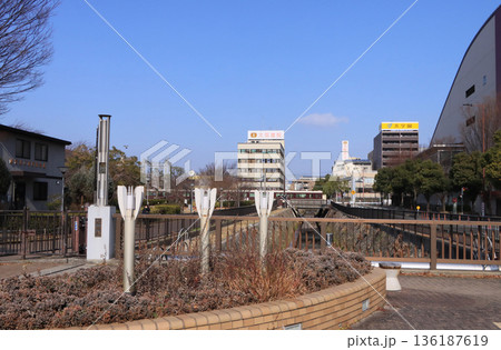 西宮市 西宮北口の球場橋 西宮市 西宮北口の球場橋 136187619