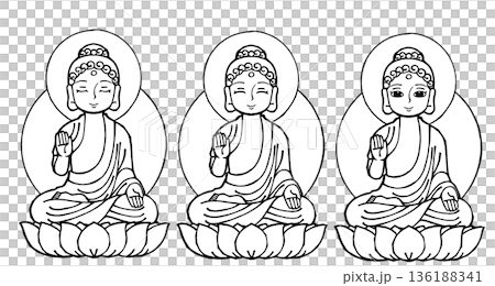 釋迦如來套裝 (B) (單色 136188341