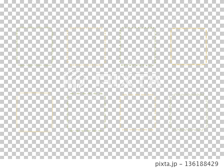 Natural and simple hand-drawn frame set 20 (color) Natural and simple hand-drawn frame set 20 (color) 136188429