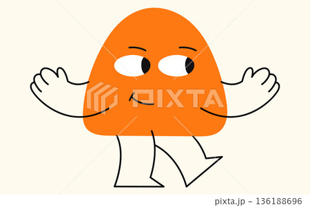 Cute blob element. 136188696
