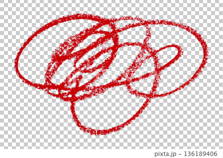 red pencil strokes isolated on transparent background red pencil strokes isolated on transparent background 136189406