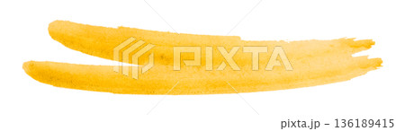 yellow watercolor background. Artistic hand paint. Isolated on transparent background. yellow watercolor background. Artistic hand paint. Isolated on transparent background. 136189415