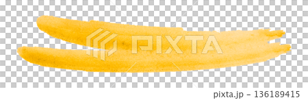 yellow watercolor background. Artistic hand paint. Isolated on transparent background. yellow watercolor background. Artistic hand paint. Isolated on transparent background. 136189415