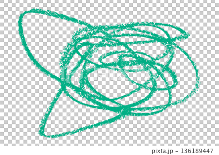 green pencil strokes isolated on transparent background green pencil strokes isolated on transparent background 136189447