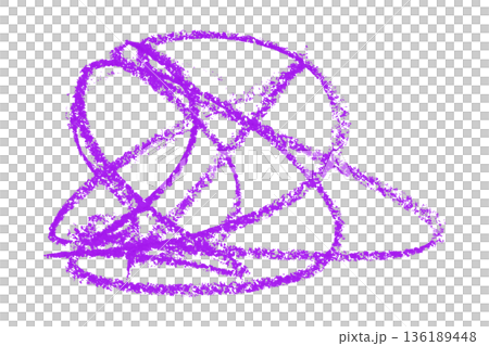 purple pencil strokes isolated on transparent background purple pencil strokes isolated on transparent background 136189448