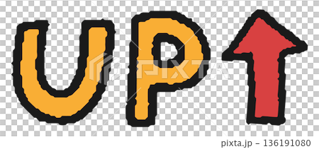 手寫插圖：向上（上升） 136191080