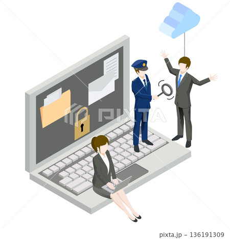 サイバーセキュリティ サイバーセキュリティ 136191309
