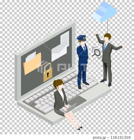 サイバーセキュリティ サイバーセキュリティ 136191309
