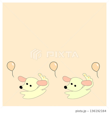 犬と風船 犬と風船 136192164