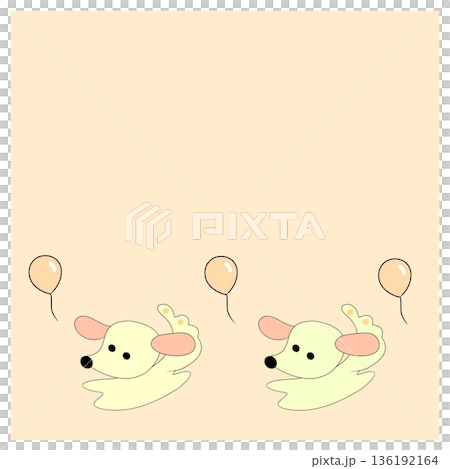 犬と風船 犬と風船 136192164