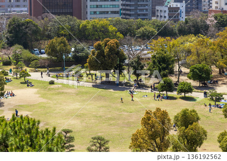 春の明石公園・明石城跡 兵庫県明石市にて 春の明石公園・明石城跡 兵庫県明石市にて 136192562