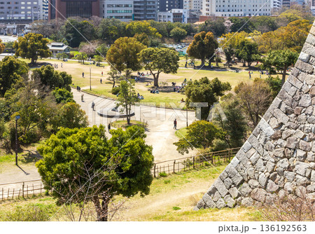 春の明石公園・明石城跡 兵庫県明石市にて 春の明石公園・明石城跡 兵庫県明石市にて 136192563