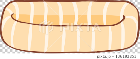 Cute Dog Bed Cartoon Hand Drawn Cute Dog Bed Cartoon Hand Drawn 136192853