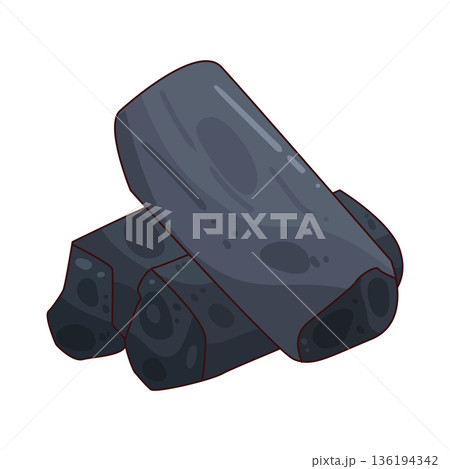 illustration of Charcoal 136194342