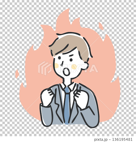 A motivated businessman A motivated businessman 136195481