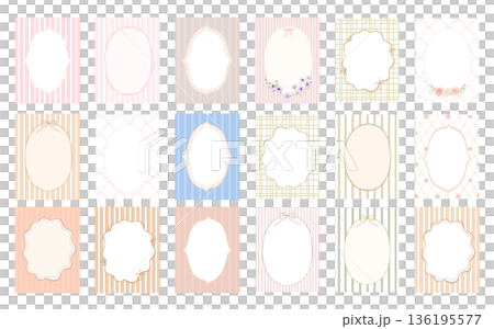 Watercolour blue and pink cute template, empty space for cards and invitations. Cottagecore floral design Watercolour blue and pink cute template, empty space for cards and invitations. Cottagecore floral design 136195577