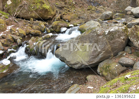 冬の日光裏見の滝 冬の日光裏見の滝 136195622
