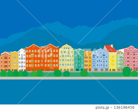 インスブルック innsbruck オーストリア austria 夏風景 インスブルック innsbruck オーストリア austria 夏風景 136196456
