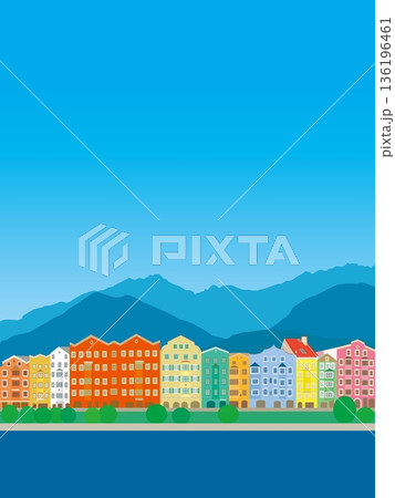 インスブルック innsbruck オーストリア austria 夏風景 インスブルック innsbruck オーストリア austria 夏風景 136196461